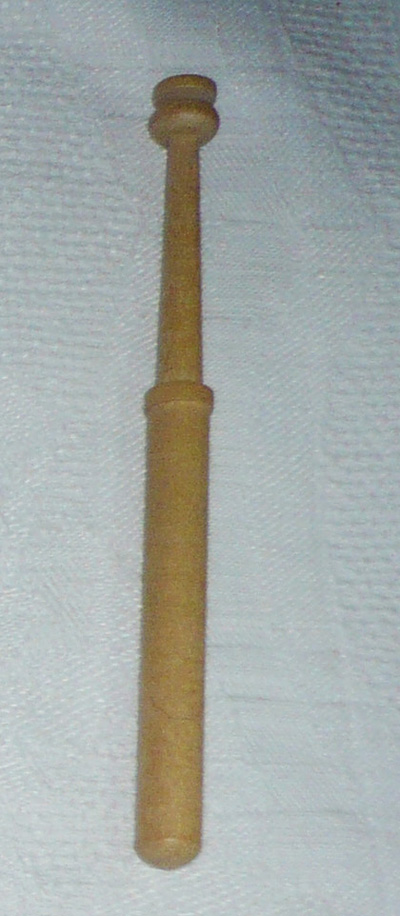 Spanischer Klppel 12 cm Helles Holz